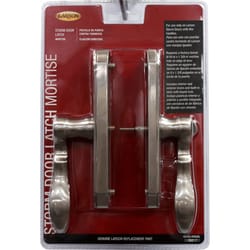 Larson M2 Brush Nickel Silver Zinc Mortise Latch 1 pk