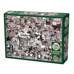 Cobble Hill Black & White Animals Jigsaw Puzzle 1000 pc