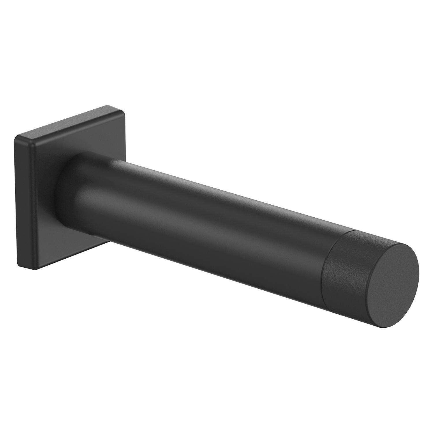National Hardware Reed 1 in. W X 3 in. L Aluminum Matte Black Door Stop