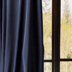 Umbra Twilight Navy Blackout Curtains 52 in. W X 84 in. L