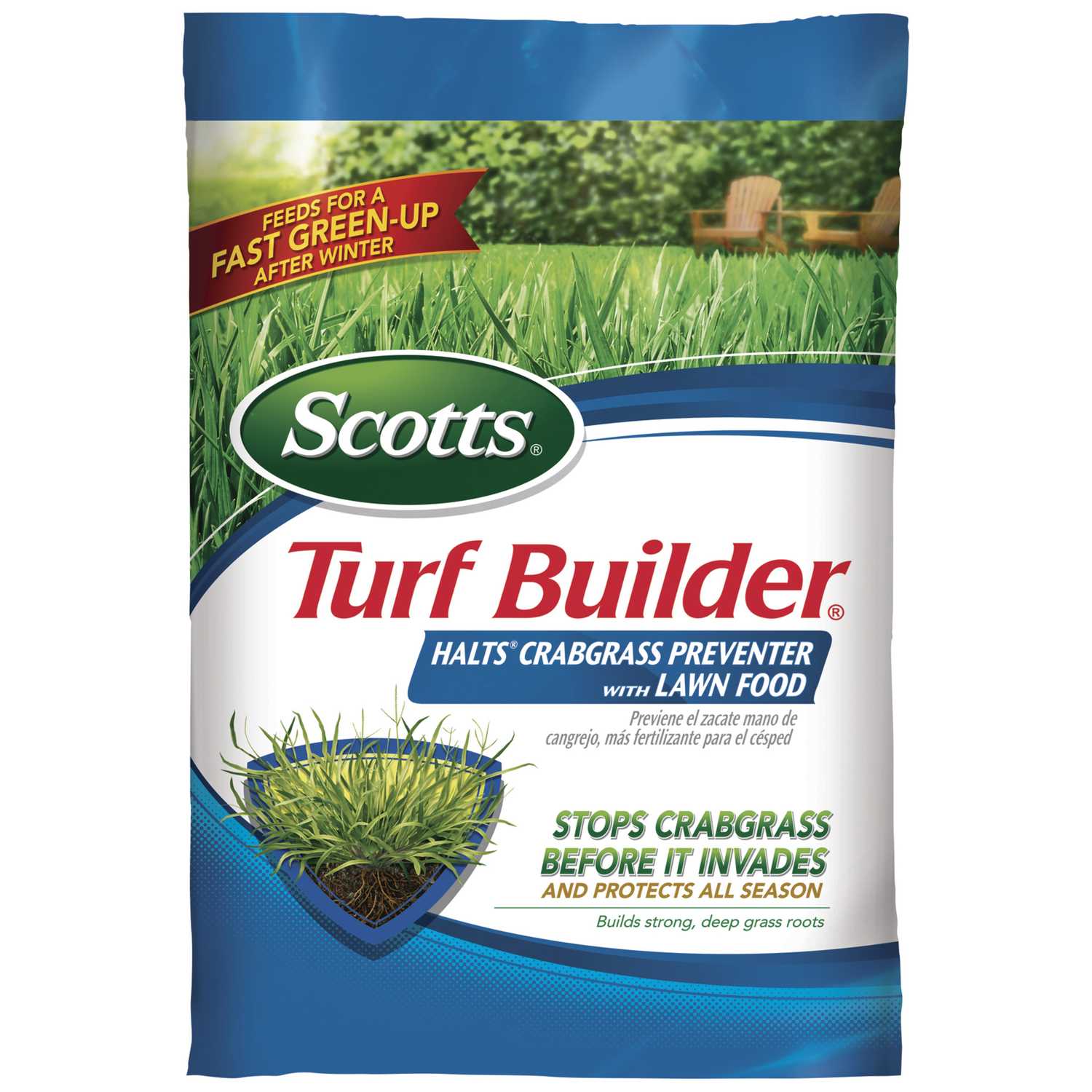 Scotts Turf Builder 3004 Crabgrass Preventer with Fertilizer For All