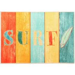 Olivia's Home 22 in. W X 32 in. L Multicolored Surf Polyester Accent Rug