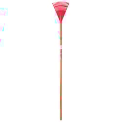 ACE 54.5 in. 14 Tine Poly Rake Wood Handle