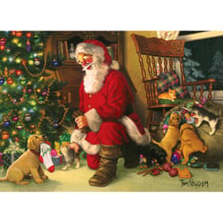 Cobble Hill Santa's Lucky Stocking Jigsaw Puzzle 350 pc