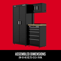 Craftsman 62.75 in. Steel Tool Cabinet 74 in. H X 21.5 in. D