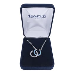 Montana Silversmiths River Lights Women's Double Horseshoe Multicolored Necklace Water Resistant