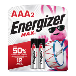Energizer Max Premium AAA Alkaline Batteries 2 pk Carded