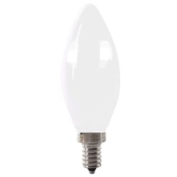 Feit Enhance B10 E12 (Candelabra) Filament LED Bulb Daylight 40 Watt Equivalence 2 pk