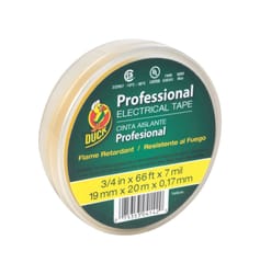 Duck Professional Grade 3/4 in. W X 66 ft. L Yellow Vinyl Electrical Tape