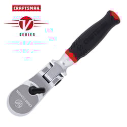 Craftsman V-Series 1/4 in. drive Comfort Grip Flex Head Ratchet 80 teeth