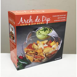 Prodyne Arch de Dip Clear Acrylic Chip and Dip Bowl