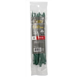 Steel Grip 8 in. L Green Cable Tie 20 pk