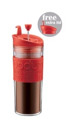 Bodum Travel 15 oz Red French Press