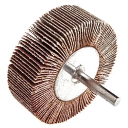 Forney 3 in. D X 1/4 in. Aluminum Oxide Flap Wheel 60 Grit 1 pc