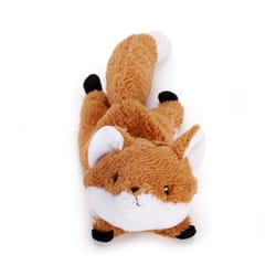 Kikkerland Kobe Brown/White Polyester Flying Fox Dog Toy 1 pk