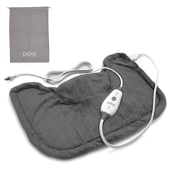 Pure Enrichment PureRelief Heating Pad 4 settings Gray 14 in. W X 22 in. L