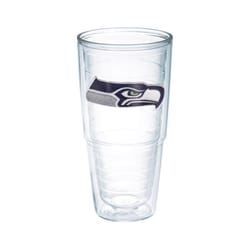 Tervis NFL 24 oz Seattle Seahawks Clear BPA Free Tumbler