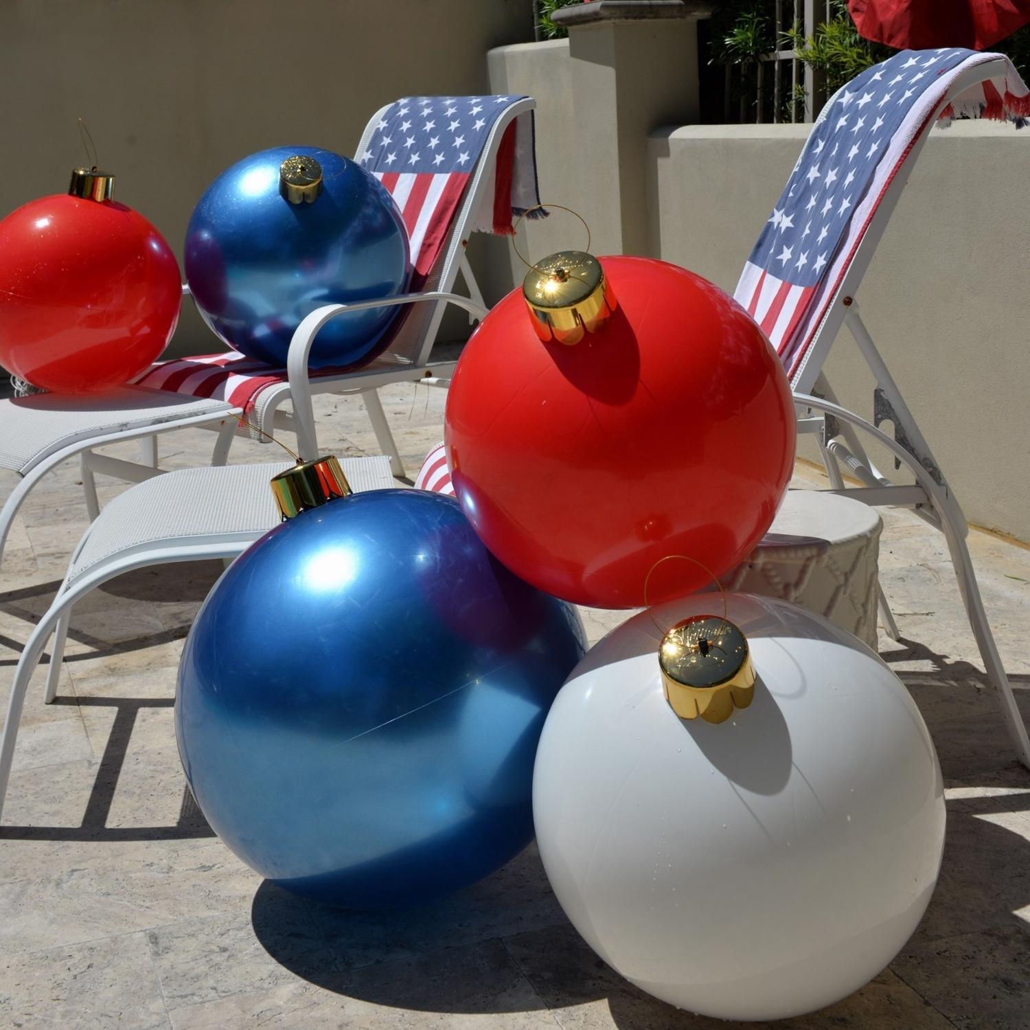 Holiball Classic Red 18 in. Inflatable