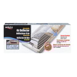 Deflect-O 3 in. H X 14 in. W 1-Way Gold Plastic Air Deflector