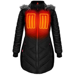 ActionHeat S Long Sleeve Women's Full-Zip Heated Jacket Kit Black