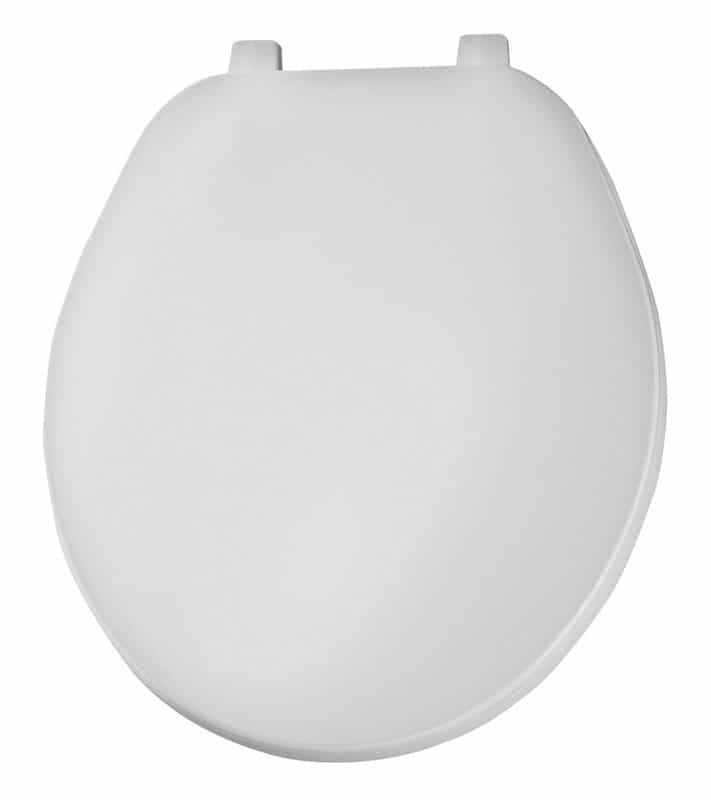 Mayfair Round White Plastic Toilet Seat - Ace Hardware