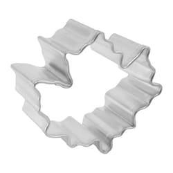 R&M International Corp International Corp 2 in. W X 2 in. L Mini Canada Maple Cookie Cutter Silver 1