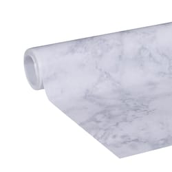 Duck EasyLiner 15 ft. L X 20 in. W White Marble Self-Adhesive Solid Liner