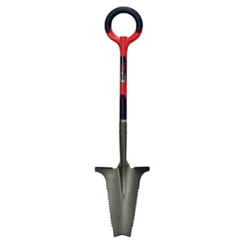 Qty- 9 Garden Tools Shovel, Sprayer, Rain Gauge, Metal hook, etc