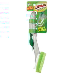 Libman 3 in. W Soft Bristle 7 in. Plastic/Rubber Handle Foaming Dish Wand