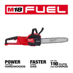 Milwaukee M18 FUEL 14 in. 40 cc 18 V Battery Chainsaw Tool Only