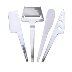 Swissmar Slim-Line Silver Stainless Steel Cheese Knife Set