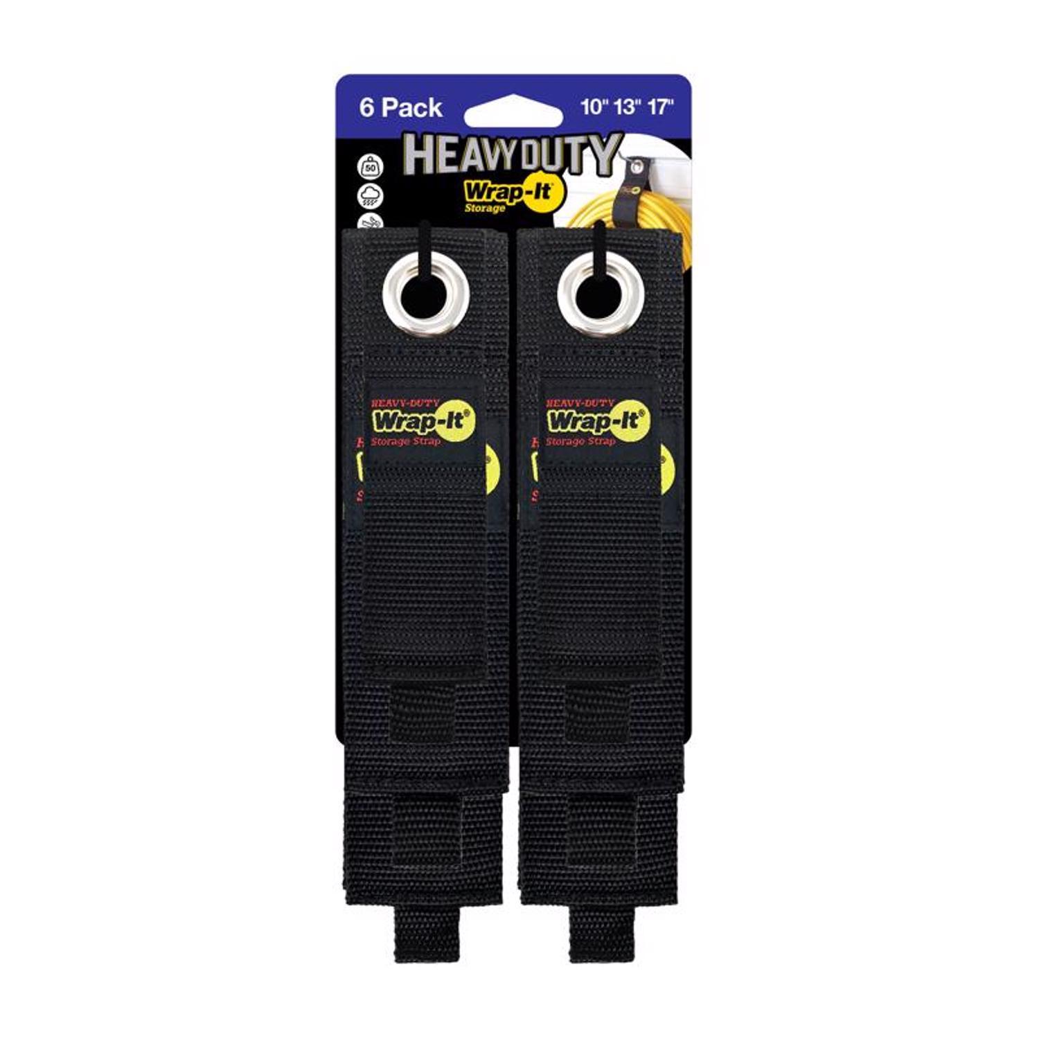Wrap-It Heavy-Duty Assorted Storage Straps 50 lb 6 pk Mfr
