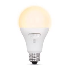 Feit A21 E26 (Medium) Smart-Enabled LED Bulb Adjustable White 150 Watt Equivalence 1 pk