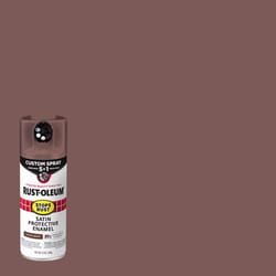 Rust-Oleum Stops Rust Indoor and Outdoor Satin Chestnut Brown Oil Modified Alkyd Spray Paint 12 oz