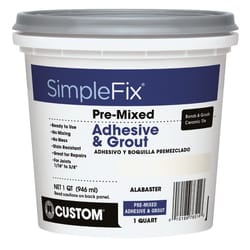 Custom Building Products  SimpleFix  Indoor  White  Grout  1 qt. 