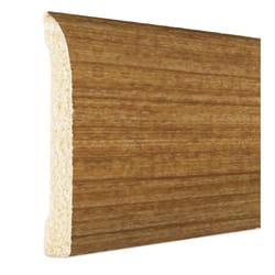 Inteplast Building Products 7/16 in. H X 8 ft. L Prefinished Russet Polystyrene Wall Base