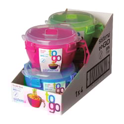 Sistema Klip It 31.7 oz Assorted Noodle Bowl 1 pk