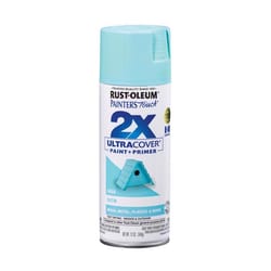 Rust-Oleum Painter's Touch 2X Ultra Cover Satin Aqua Paint+Primer Spray Paint 12 oz