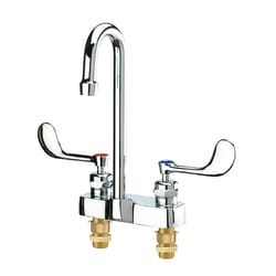 Krowne Royal Series Polished Chrome Industrial Bathroom Faucet 4 in.