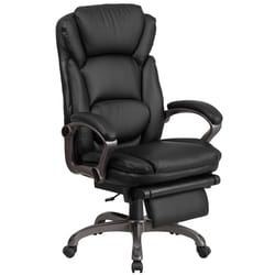 Flash Furniture Black Leather Office Chair
