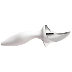 Tovolo Silver/White Plastic/Zinc Alloy Ice Cream Scoop