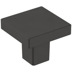 Amerock Monument Contemporary Square Cabinet Knob 1 in. Matte 1 pk