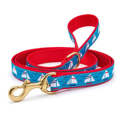 Up Country Blue Under Sail Nylon Dog Leash