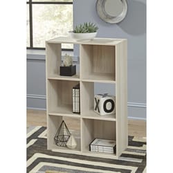 Signature Design by Ashley Socalle 35.43 in. H X 23.74 in. W X 11.81 in. D Natural Wood Shelf