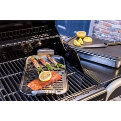 Char-Broil Stainless Steel Silver Grill Topper 1