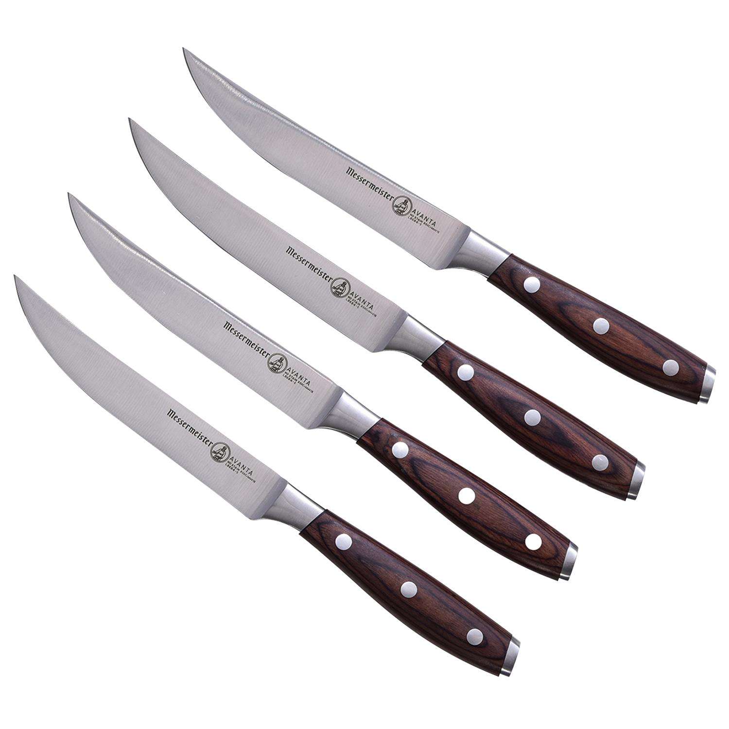 Messermeister Avanta 5 in. L Stainless Steel Steak Knife Set 4 pc Ace