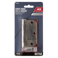 Ace 3-1/2 in. L Stainless Steel Residential Door Hinge 1 pk