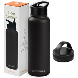Retrospec Alder 40 oz Black BPA Free Canteen