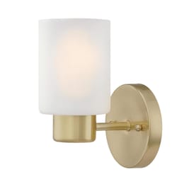 Westinghouse Sylvestre 1-Light Champagne Brass Wall Sconce