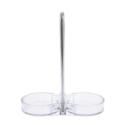 Swissmar Clear/Silver Acrylic Mill Tray 2 in. D 1 pk